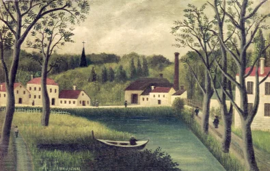 Táj egy halászsal, 1886 után